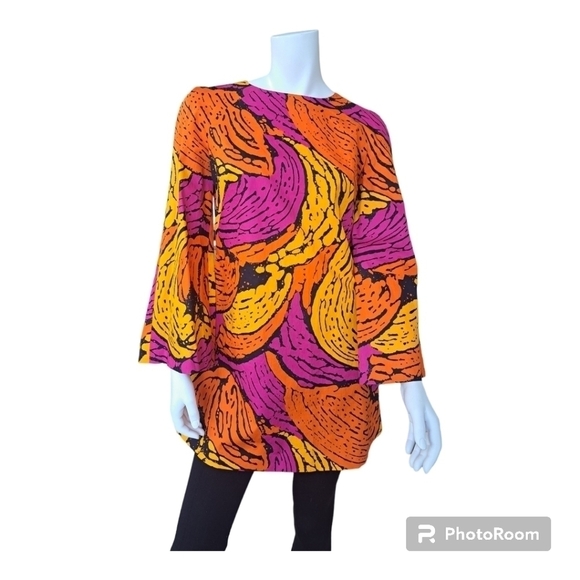 Guy Laroche en triomphe de Boussac couture vintage mini dress top or tunics - Picture 3 of 11